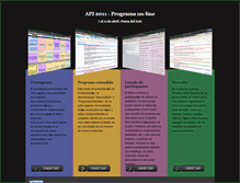 Tablet Screenshot of api2011.easyplanners.info